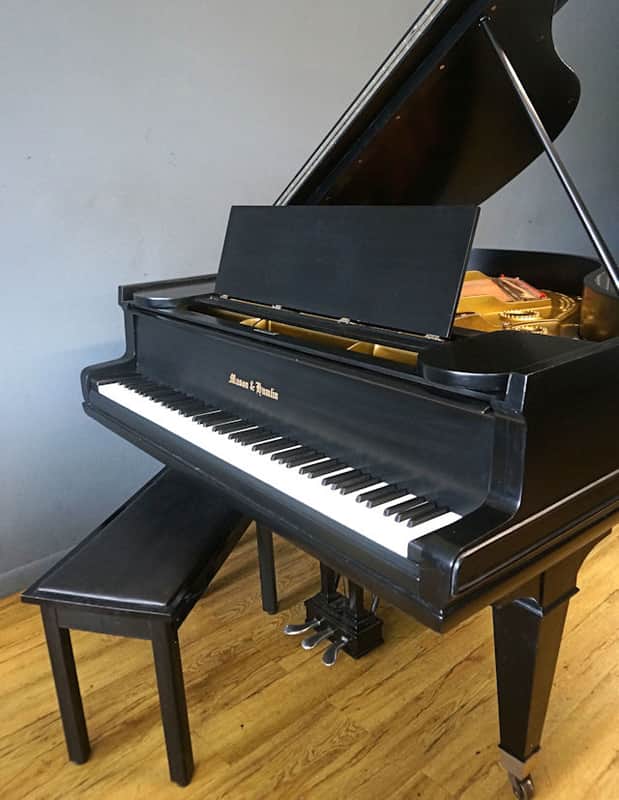 Mason Hamlin Model A Grand Piano Ebony Satin image 1