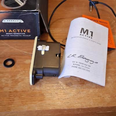 LR Baggs M1A Active Soundhole Pickup with Volume Control 2010s - White image 5