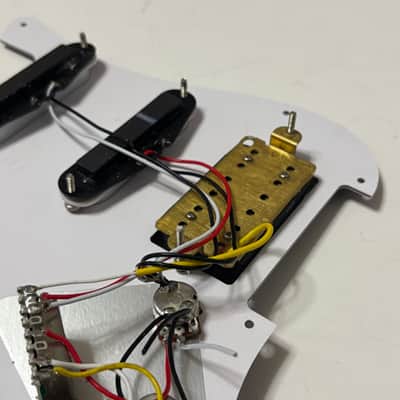 Unbranded Stratocaster Loaded Pickguard Brown Tortoise Shell HSS Humbucker image 4