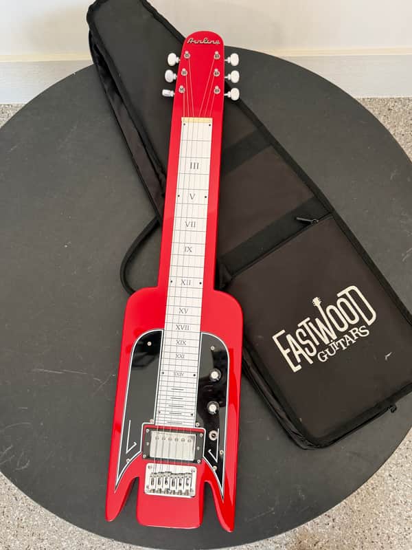 Eastwood Airline Lap Steel Guitar 2010’s - Candy Apple Red image 1