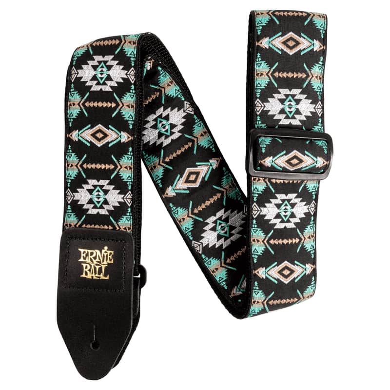 Ernie Ball Southwestern Turquoise Jacquard Strap image 1