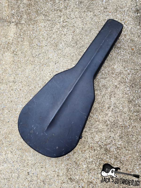 Sidewalk Sale: Vintage Molded Acoustic Guitar Case (1970s / 1980s - Black) image 1