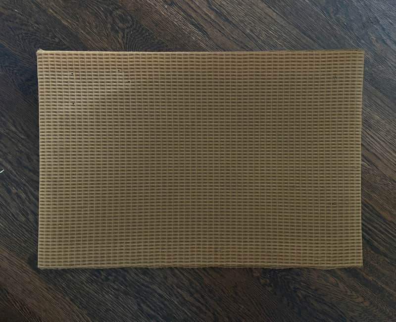 Original Vintage 1961 Wheat Brown Fender Grill Cloth *Brown Super 1961 2x10 Original Grill* image 1