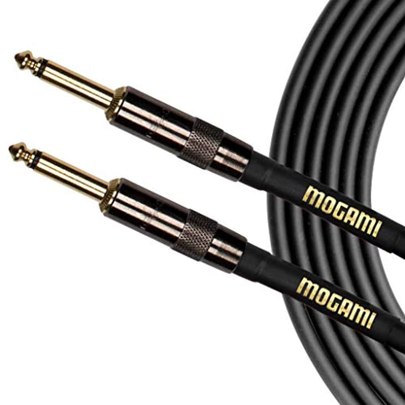 Mogami GOLD SPEAKER-03 Amplifier-to-Cabinet Speaker Cable 1/4" TS Male Plugs, Gold Contacts image 1