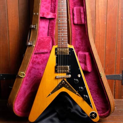 Gibson Flying V Heritage Korina 1983 Vintage Electric Guitar Pre-Owned image 2