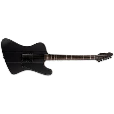 ESP LTD Phoenix Black Metal Guitar w/ a Fishman Fluence Pickup - Black Satin image 3