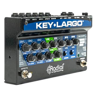 Radial Key-Largo Keyboard Mixer – Balanced DI Outs – USB Interface – Box & PSU image 3