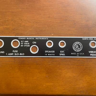 Fender Princeton Backplate Non Reverb image 1