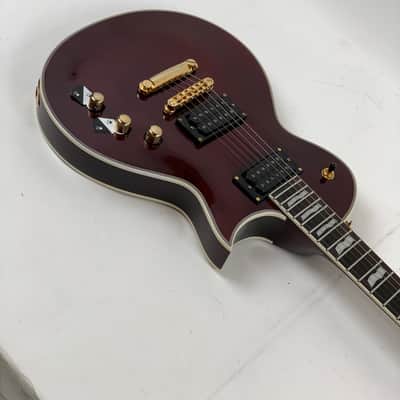 ESP LTD EC-1000T CTM See Thru Black Cherry FM Electric Guitar B-Stock image 11