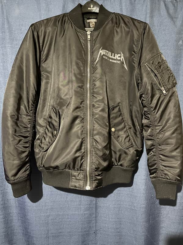 Metallica Divided Bomber Jacket 2010’s - Black image 1