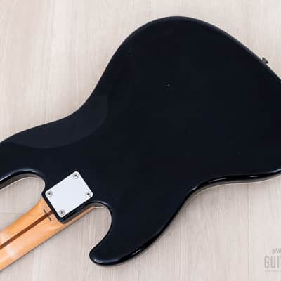 2012 Fender Aerodyne Jazz Bass PJ Electric Bass Guitar Black, Japan MIJ image 15