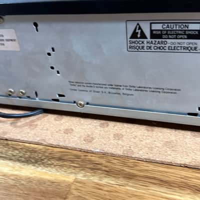 SANSUI D-W10 Twin Auto Reverse Cassette Deck Made in Japan Headphone Jack Black image 17