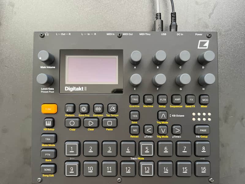 Elektron Digitakt II 2024 - Present - Black image 1