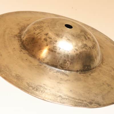 Low Boy Deep Cup 10" Hi Hat Cymbals, Large 5" Bells, Medium Light Weight, Traps Era - 1920s /  INSPECTED &TESTED image 5