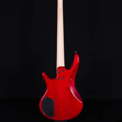 Ibanez GSRM20 Mikro 4-String Bass, Transparent Red image 7