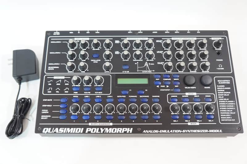 [SALE Ends Aug 28] QUASIMIDI POLYMORPH 4-Part Synthesizer 16-Step Automation Sequencer RARE image 1