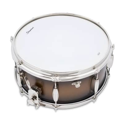 Slingerland Radio King Artist Snare Drum 14x6.5 Black & Gold Lacquer image 4