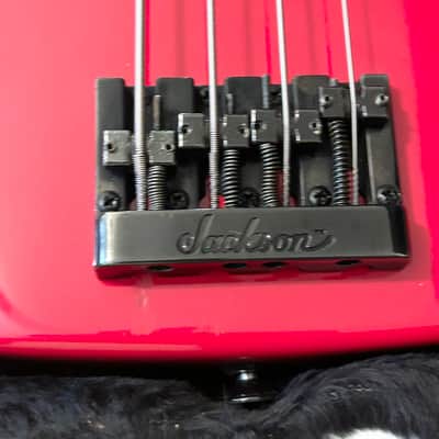 1987 Charvel 1B Red Bass MIJ Japan, W/Original Case image 11