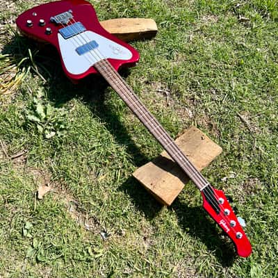 Gibson Non Reverse Thunderbird Bass Guitar 2022 - Sparkling Burgundy image 18