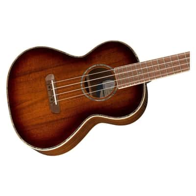 Fender Montecito Tenor Ukulele, Shaded Edge Burst, with Gig Bag image 3