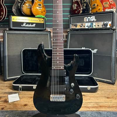 Schecter Omen-8 Black 2011 8-String Electric Guitar image 1