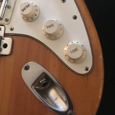 1970's Univox Ripper Model U1851 Natural Maple image 5