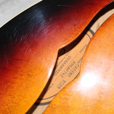 1996 Epiphone Casino Hollowbody Reissue - Paul McCartney (Three-Tone Sunburst) image 6