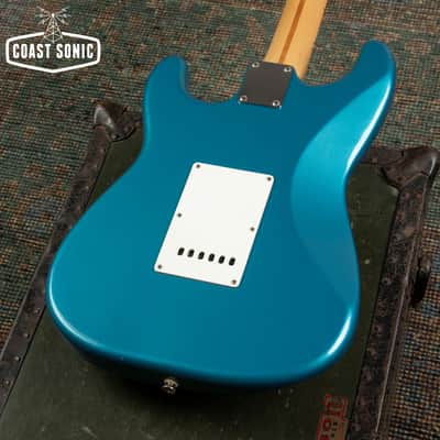 Vintage 1991 Fender Standard Stratocaster *first year Mexico factory* Lake Placid Blue image 10