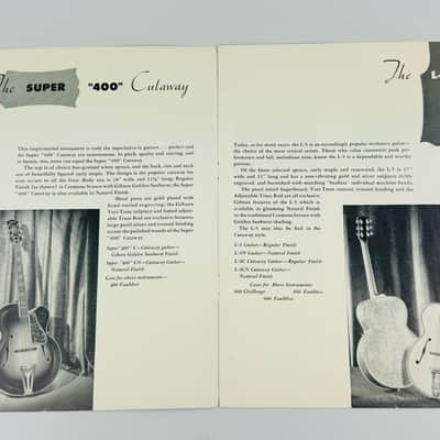Gibson Vintage Acoustic Guitar Catalog- Rare! 1950 image 4