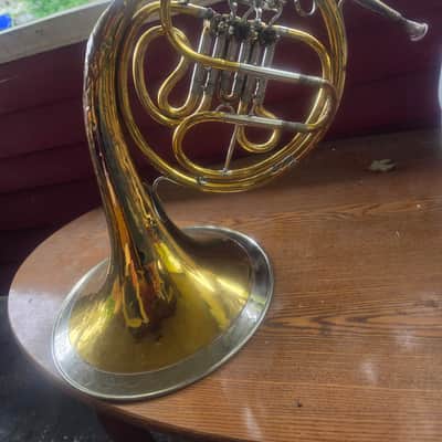 Vintage German Mirifone Single French Horn in F - Brass image 1