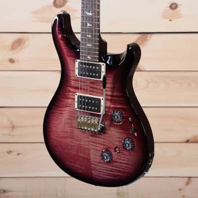 PRS P24 / Custom 24 Piezo 2015 -Flame Maple Top Violet Wrap Burst image 1