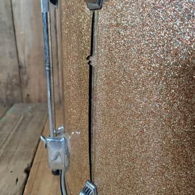 Ludwig Pro Beat Floor Tom 16" x 16" 1976 - Champagne Sparkle image 9