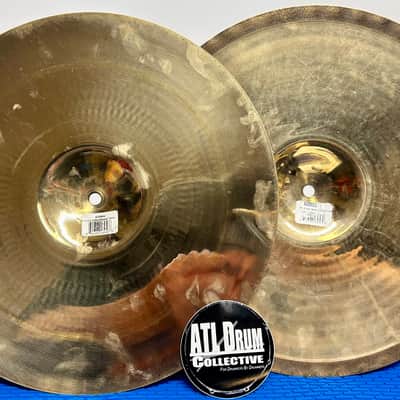 Zildjian 15" A Custom Mastersound Hi-Hat Cymbals (Pair) 2004 - Present - Brilliant - NOS - 1148 Grams Top / 1616 Grams Bottom image 9