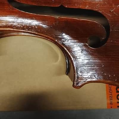 Unbekannt Antikes Barock-Cello aus Schlesien – um 1800 – außergewöhnlicher Klang 1800 - Braun image 6