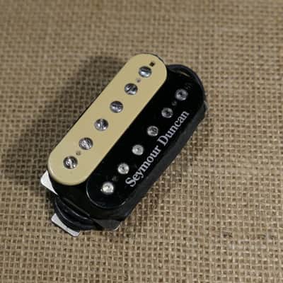 Vintage 80s Seymour Duncan Vintage Pearly Gates Humbucker Neck Pickup Zebra Black Cream Same Day Shipping #DG09 image 2
