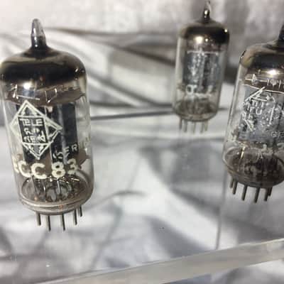 Original Röhren-Set *Tubes* aus Echolette NG51 *Telefunken*Valvo ECC83 /82 image 9