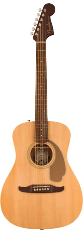 Fender California Series Malibu Player Parlor Acoustic Electric, Natural - Demo image 1