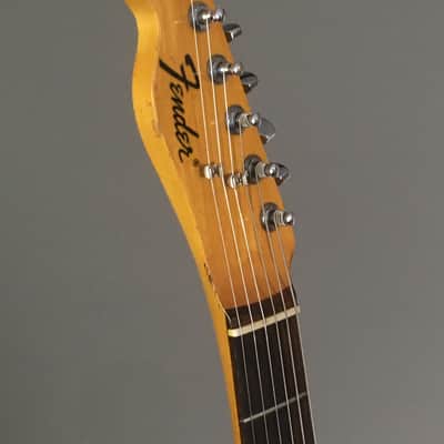 LEFTY! Vintage 1987 Fender MIJ 70s Reissue Telecaster Relic Custom Color Black Tele FujiGen Collector Series CTL50L HSC image 4
