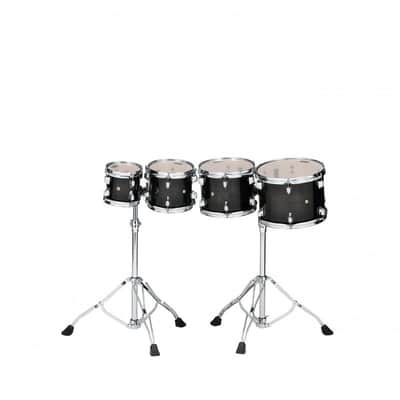 Tama CCLT4H-TPB High-Pitched Concert Tom Set 4 pcs. - Transparent Black Burst/Chrome HW image 5
