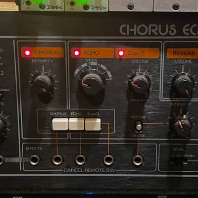 Roland SRE-555 Chorus Echo 1970s - Black