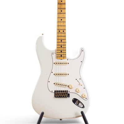 Fender Custom Shop 1969 Stratocaster Journeyman Faded Aged Olympic White image 7