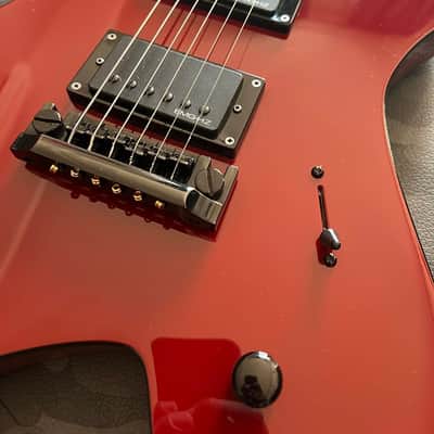 B.C. Rich Mick Thomson 7 /Slipknot signature NJ warlock blood red image 3