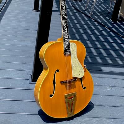 Gibson Super 400N Special Order 1940 - a very rare 1 of a kind Documanted Big Blonde Bad Boy ! image 3