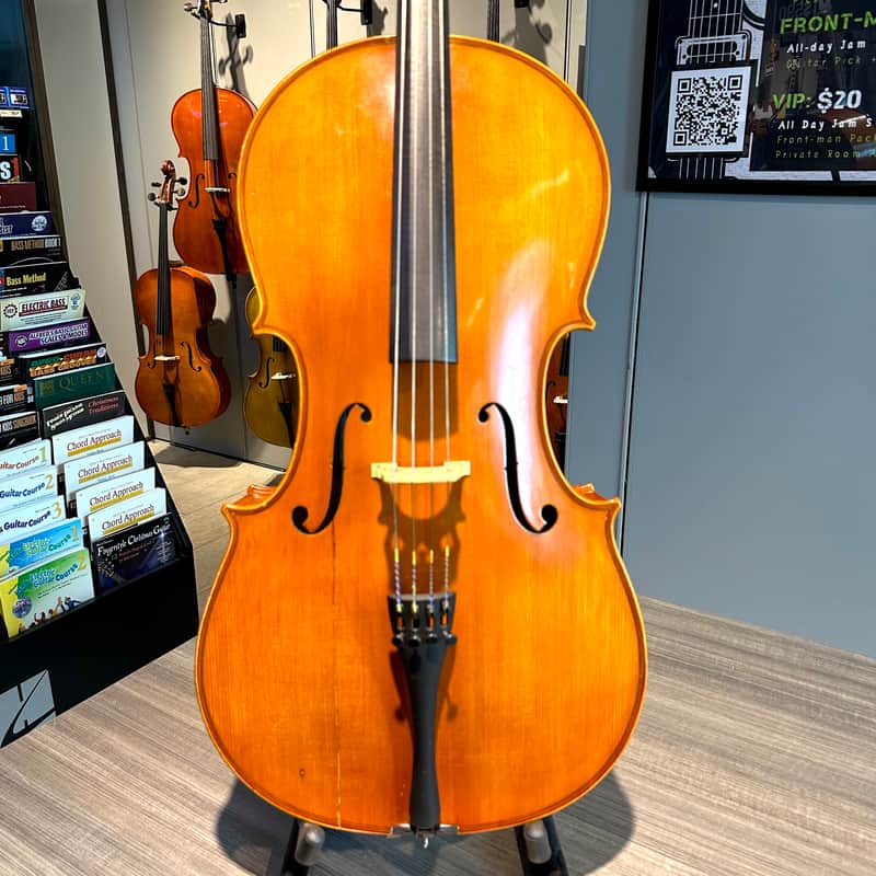 Student Cello: 1/2 Cello - Segue Concertino Plus 2016 - Oil varnish image 1