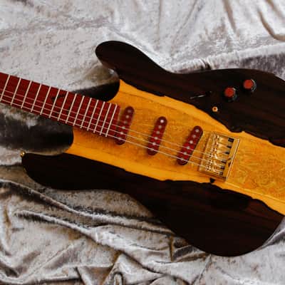 Build to order GB Liuteria Boutique Petra 6 string fiber optic lights edition image 19
