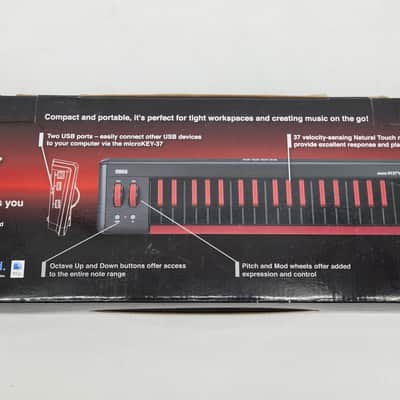 Korg MicroKEY-37 2010's - Black and Red imagen 5