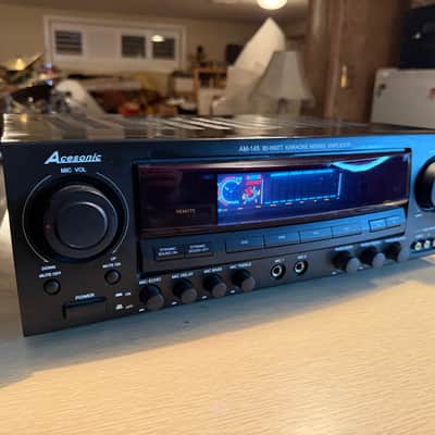 Acesonic AM-145 80 Watt Karaoke Mixing Amplifier Serviced Works Great Very Rare! image 4