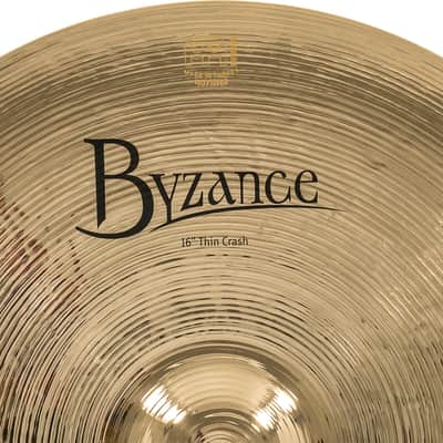 MEINL B16TC-B Byzance Brilliant Thin Crash 16 Zoll brilliant image 6