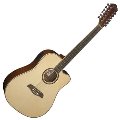 Oscar Schmidt OD312CE-A 12 String Acoustic Guitar 2026 Natural image 1