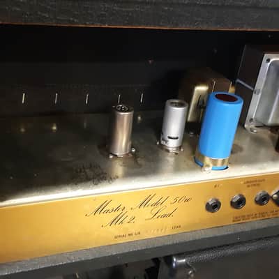 Marshall JCM 800 Lead Series Model 2204 50-Watt Master Volume Mk2 Head 1989 HI GAIN MODS image 17